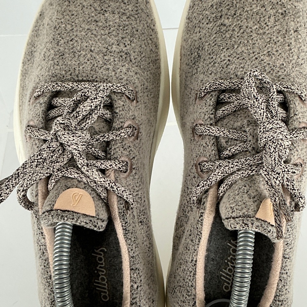 Allbirds Women's Size 9 Wool Runners Grey Knit Sneakers Mizzies Shoes - Picture 8 of 13